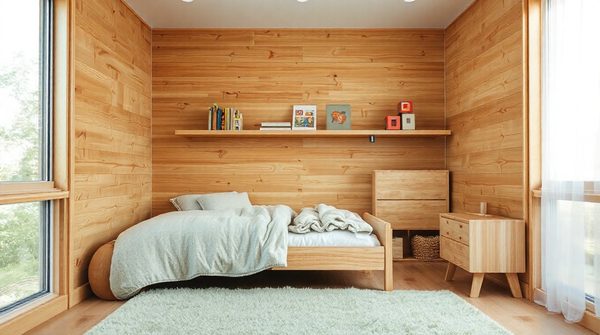 Créez une chambre d'enfants en bois unique avec alphacubes