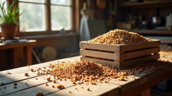 Granulés de bois en Belgique : stocker une palette plutôt que commander au détail