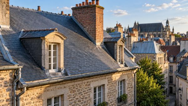 Les matériaux de toiture préférés des maisons à Rennes