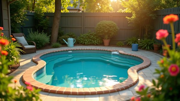 L'installation rapide de mini piscines coque pour votre jardin