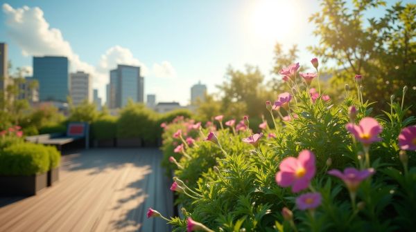 Optimiser une toiture-terrasse végétalisée pour des avantages durables